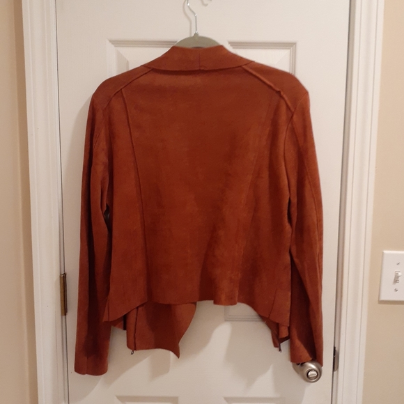 SOLD - Faux suede boutique brand jacket - Picture 3 of 8
